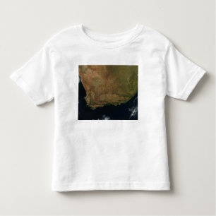 T-shirt Pour Les Tous Petits Vue satellite de l'Afrique du Sud