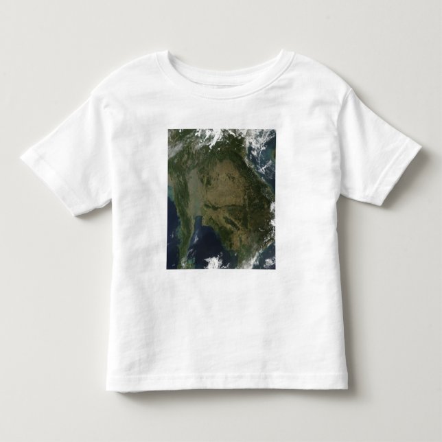 T-shirt Pour Les Tous Petits Vue satellite de l'Indochine (Devant)