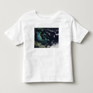 T-shirt Pour Les Tous Petits Vue satellite des îles de Bahama