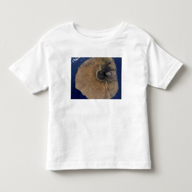T-shirt Pour Les Tous Petits Vue satellite du Mont Fogo (Devant)