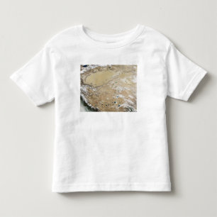 T-shirt Pour Les Tous Petits Vue satellite du plateau tibétain
