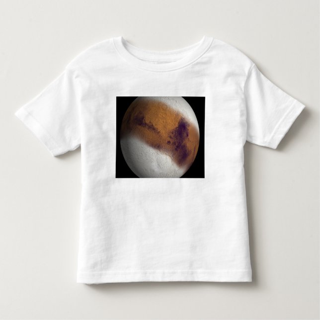 T-shirt Pour Les Tous Petits Vue simulée de Mars (Devant)