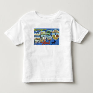 T-shirt Pour Les Tous Petits Waco, lettre ScenesWaco, TX de TexasLarge