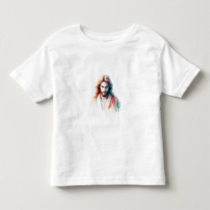 T-shirt Pour Les Tous Petits Watercolor Jesus Christ Portrait – Serene & Spirit