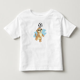 T-shirt Pour Les Tous Petits Webkinz   Meerkat jouant au football