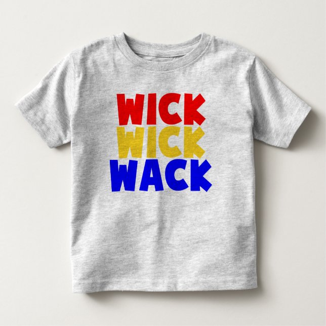 T-shirt Pour Les Tous Petits Wick Wick Wack (Devant)