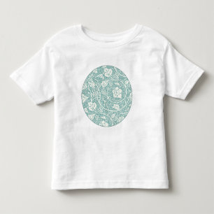 T-shirt Pour Les Tous Petits William Morris Grape Motif Turquoise Turquoise