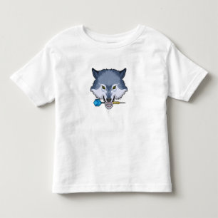 T-shirt Pour Les Tous Petits Wolf aux fléchettes avec Dart