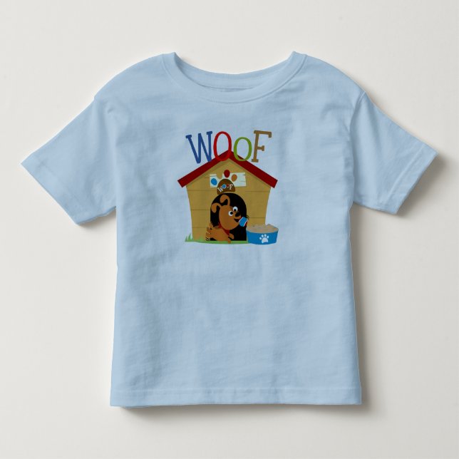 T-shirt Pour Les Tous Petits Woof Dog (Devant)
