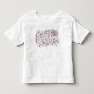 T-shirt Pour Les Tous Petits Worchestershire, gravé par Jodocus Hondius