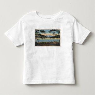 T-shirt Pour Les Tous Petits Yellowstone, WY - lac Yellowstone et coutre