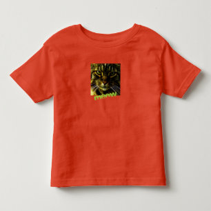 T-shirt Pour Les Tous Petits Yeux de chat hypnotisants du visage animal
