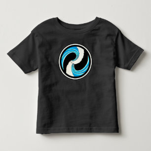 T-shirt Pour Les Tous Petits Yin Yang Waves