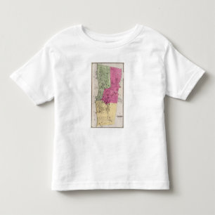 T-shirt Pour Les Tous Petits Yonkers, atlas de NY