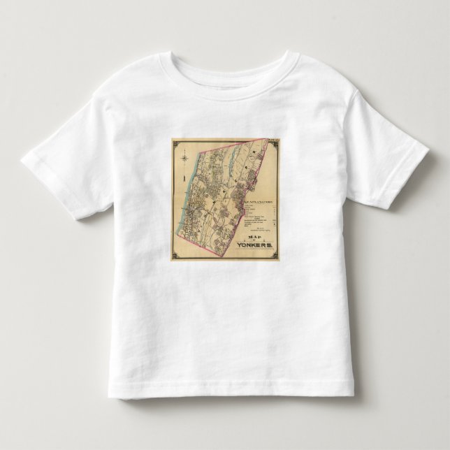 T-shirt Pour Les Tous Petits Yonkers, New York 11 (Devant)