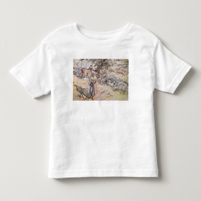 T-shirt Pour Les Tous Petits Young Girl Weaving, 1905 (Devant)