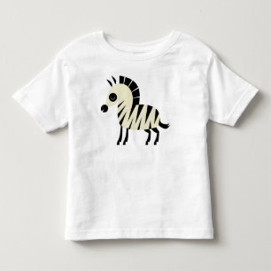 T-shirt Pour Les Tous Petits Zèbre mignon