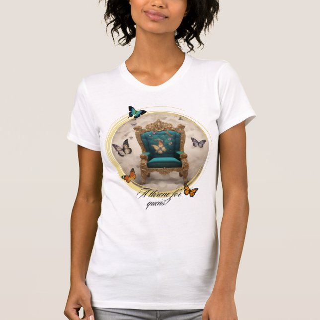 T-shirt Pour les vraies reines (Devant)