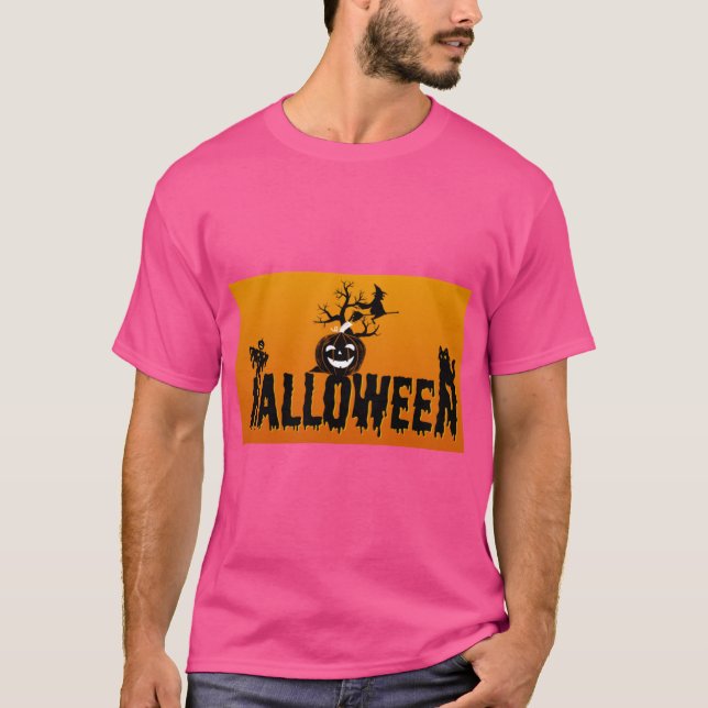 T-shirt pour l'Halloween (Devant)