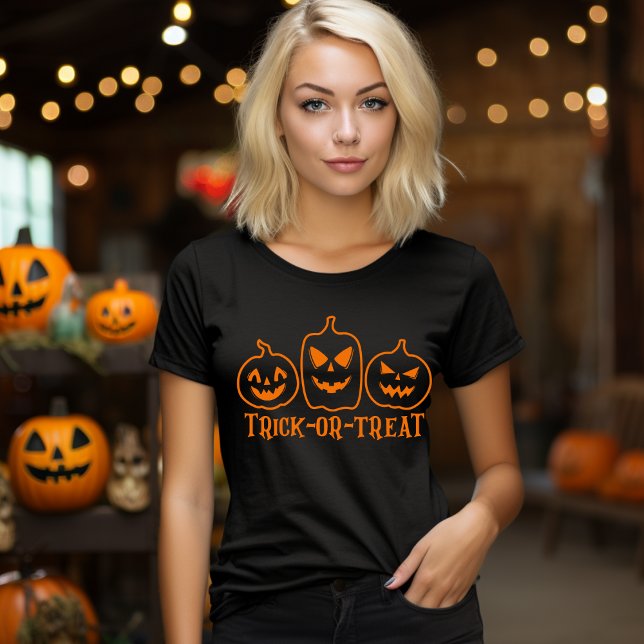 T-shirt pour l'Halloween ou le traitement (Créateur téléchargé)