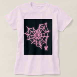 T-shirt pour l'Halloween Spiderweb pour femmes au 
