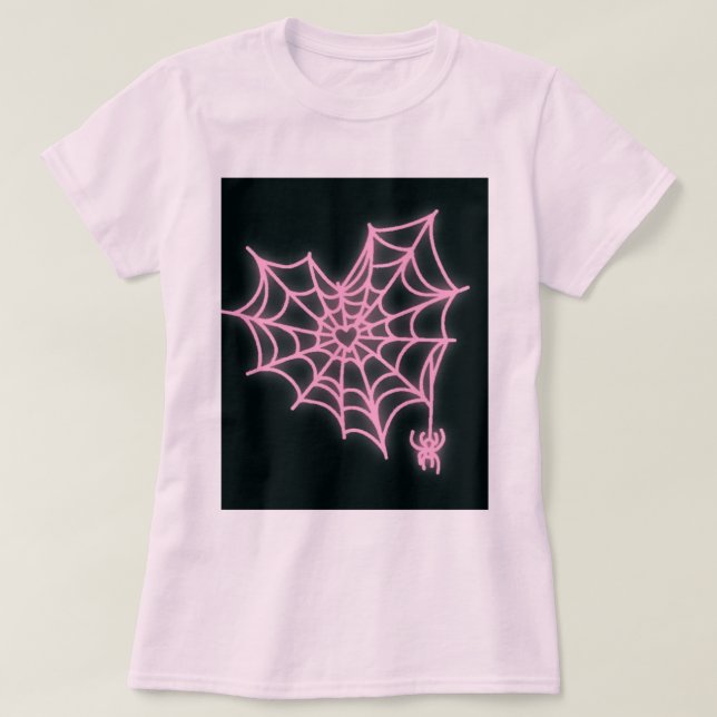T-shirt pour l'Halloween Spiderweb pour femmes au  (Design devant)