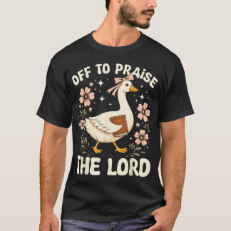T-shirt Pour Louer le Seigneur Verset Biblique Chrétien