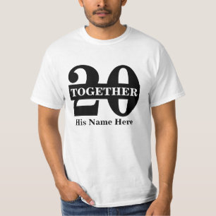 T-shirt Pour lui ensemble depuis l'anniversaire du couple 