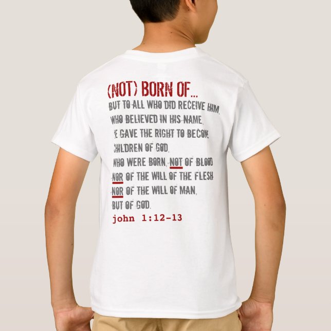 T-shirt pour LUI (jeunesse) : 3:2 de Matthew + 1h12 de (Dos)