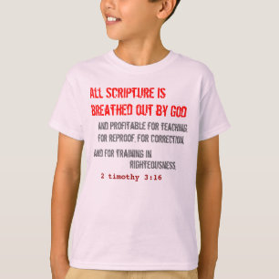 T-shirt pour LUI (jeunesse) : Toute l'écriture sainte est