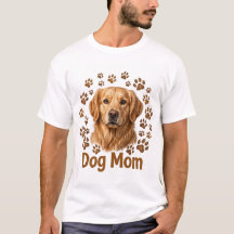 T-Shirt pour Maman de Chien Golden