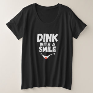 T-shirt pour maman de pickleball avec un sourire D