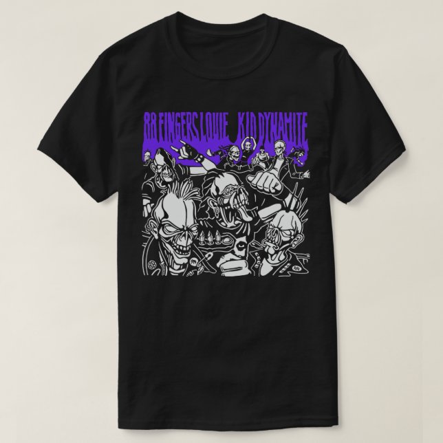T-shirt Pour Men Women 88 Fingers Louie And Kid Dynamite (Design devant)