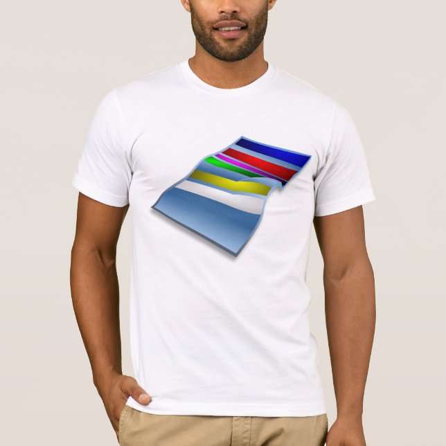 T-Shirt Pour Mens De Serviettes De Plage (Devant)