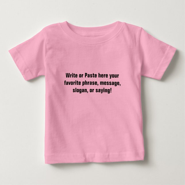 T-shirt pour nourrissons (Devant)