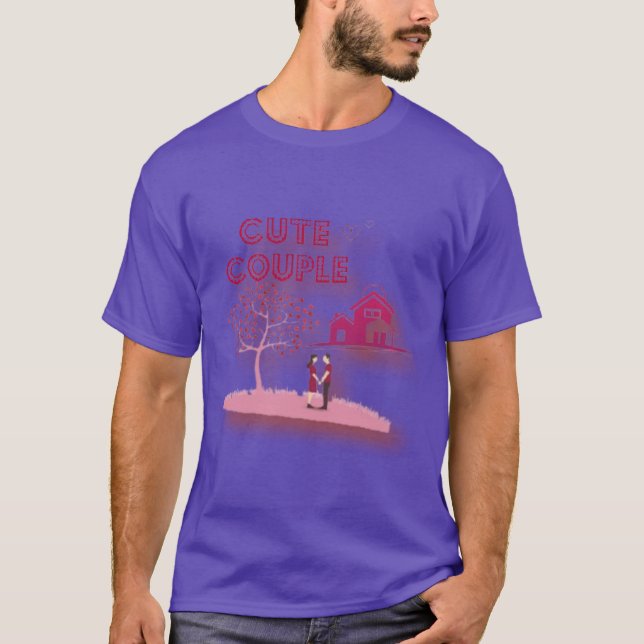 T-shirt Pour nous : Couple Love Moment Design" (Devant)