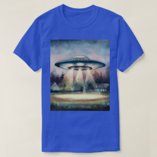 T-shirt pour peinture à l'aquarelle UFO