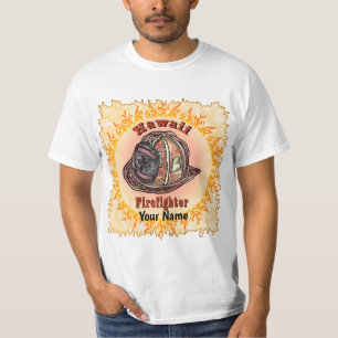 T-shirt pour pompier d'Hawaii