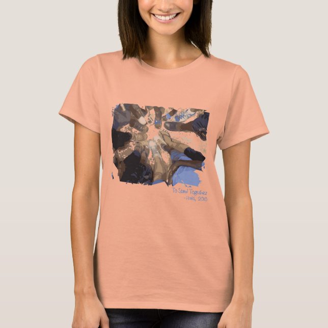 T-shirt Pour se tenir ensemble - Haïti (Devant)