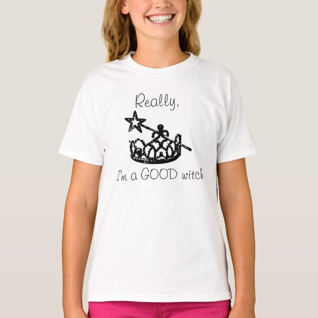 T-Shirt pour sorcière (Devant)