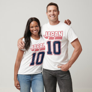 T-Shirt pour supporter de football Japon 10 Équi