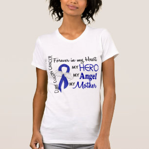 T-shirt Pour toujours dans mon cancer du colon de mère de