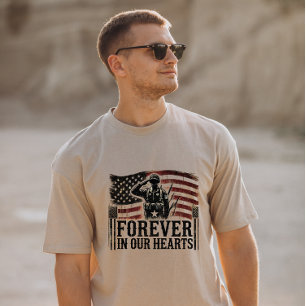 T-shirt "Pour toujours dans nos coeurs"