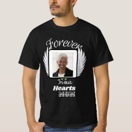 T-shirt Pour toujours dans nos coeurs, mémorial personnali