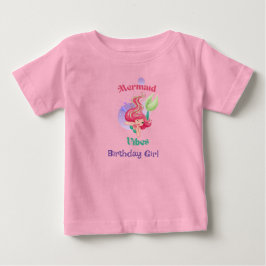 T-shirt pour tout-petit à thème sirène personnalis