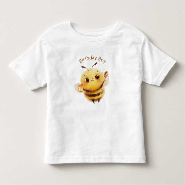 T-shirt pour tout-petit abeille amicale (Devant)