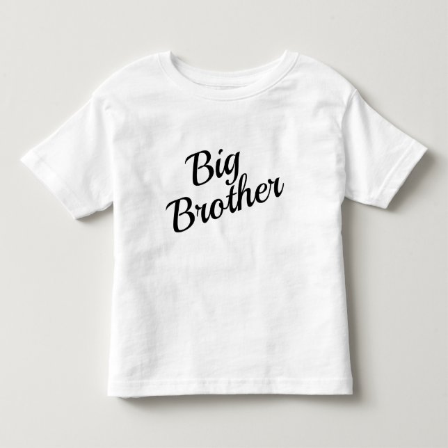 T-shirt pour tout-petit avec typographie personnal (Devant)