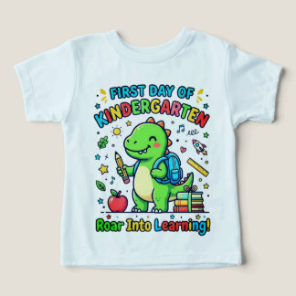 T-shirt pour tout-petit avec un dinosaure mignon p
