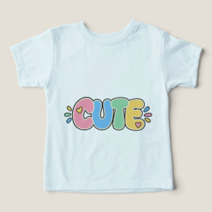 T-shirt pour tout-petit avec une typographie paste