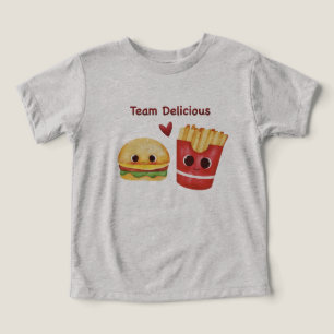 T-shirt pour tout-petit Cute Burger & Fries Meille